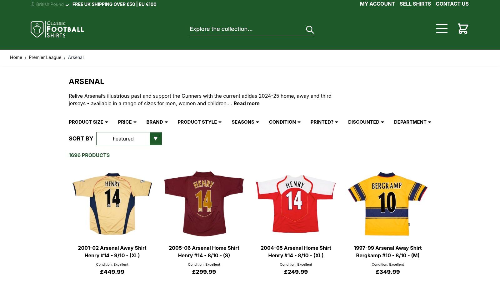 Classic Football Shirts (CFS)