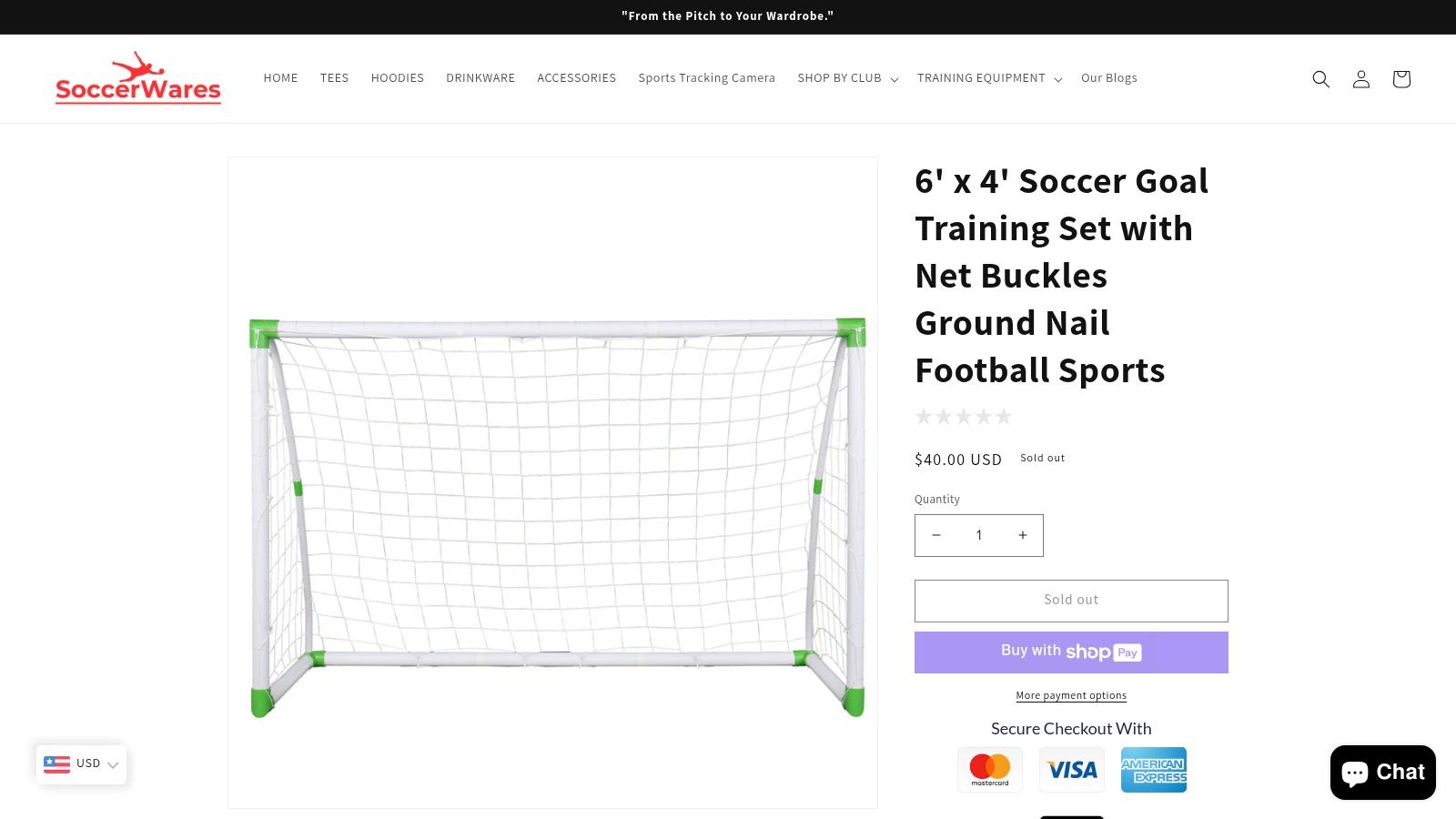 1. SoccerWares 6 x 4 ft Training Set: The Precision Practice Partner