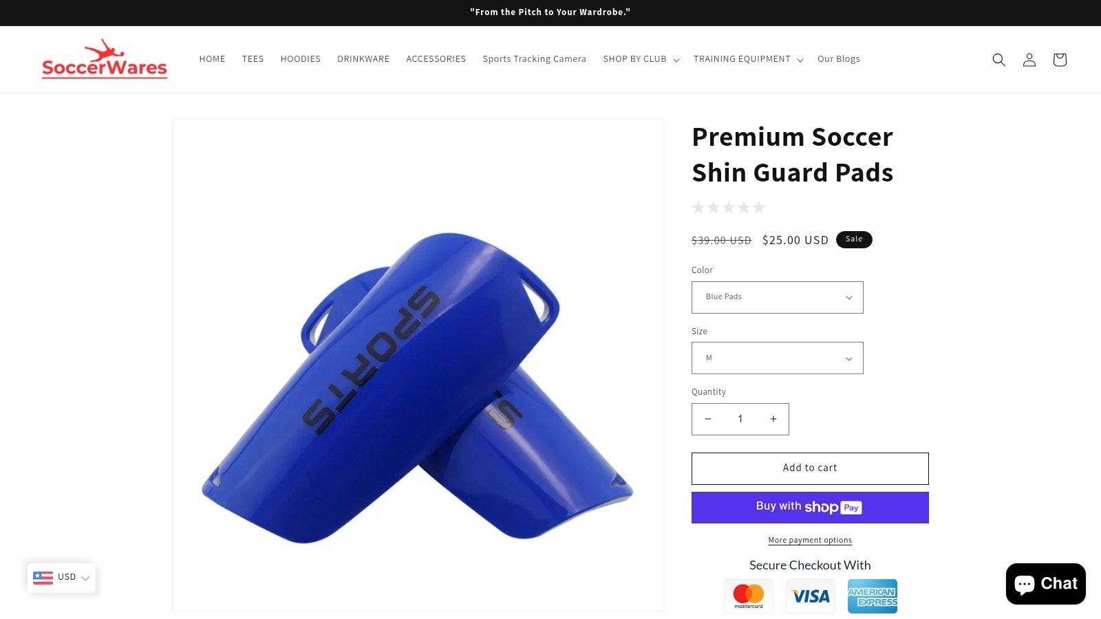 1. SoccerWares Premium Soccer Shin Guard Pads: Best All-Rounder