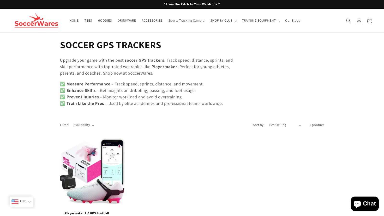SOCCER GPS TRACKERS