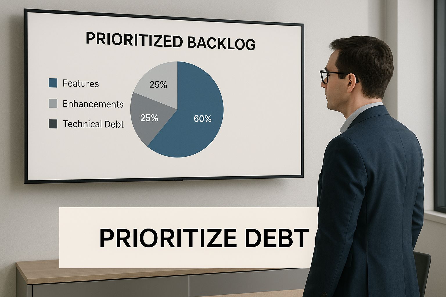 Infographic about reducing technical debt