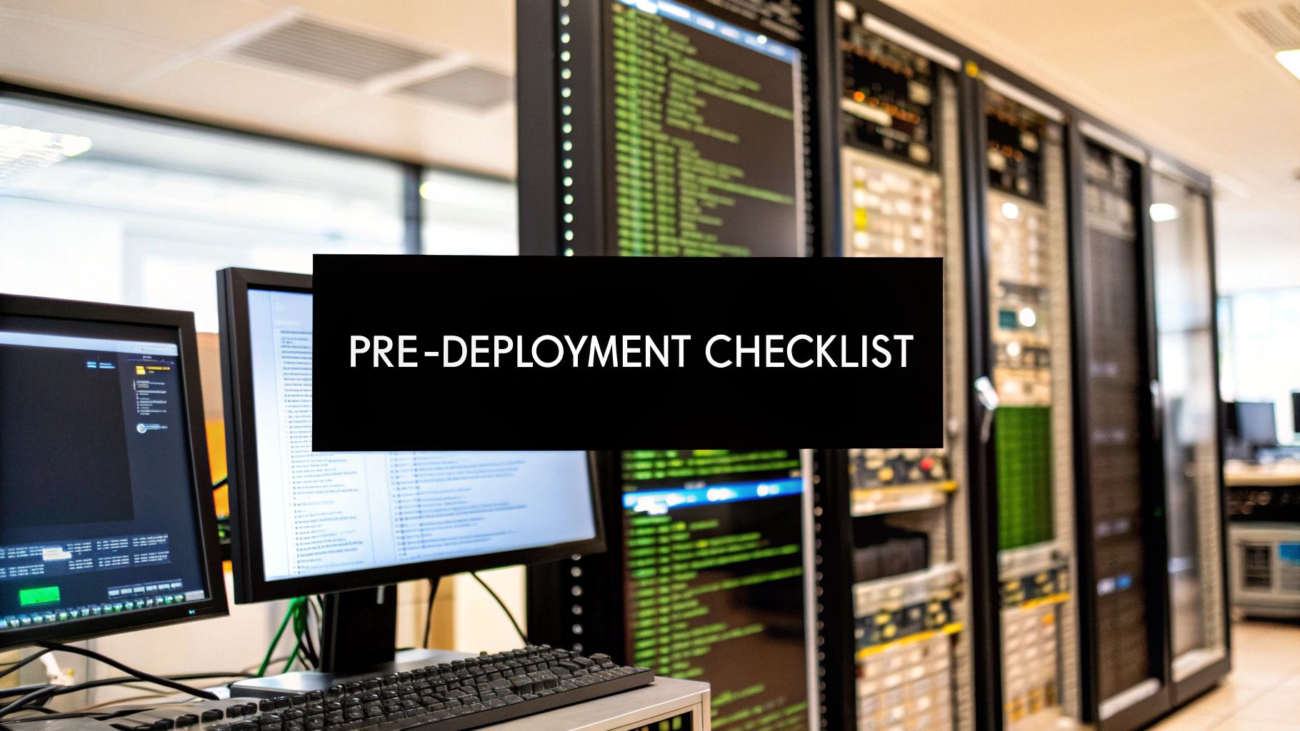 Pre Deployment Checklist: Ensure Smooth Launches Every Time