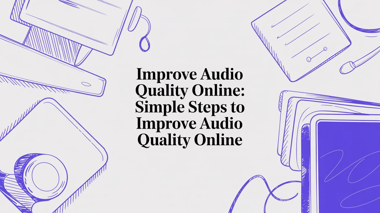 Improve Audio Quality Online: Simple steps to improve audio quality online