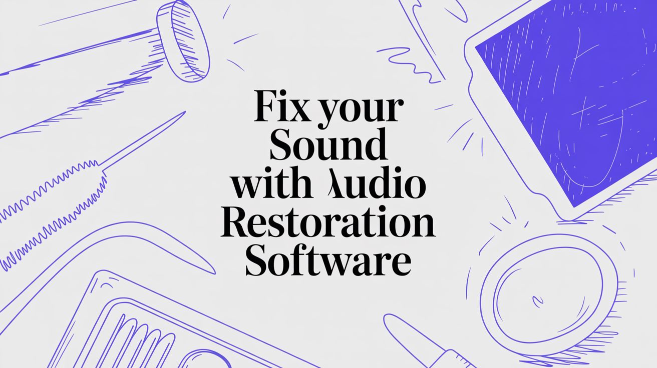 Fix Your Sound with Audio Restoration Software