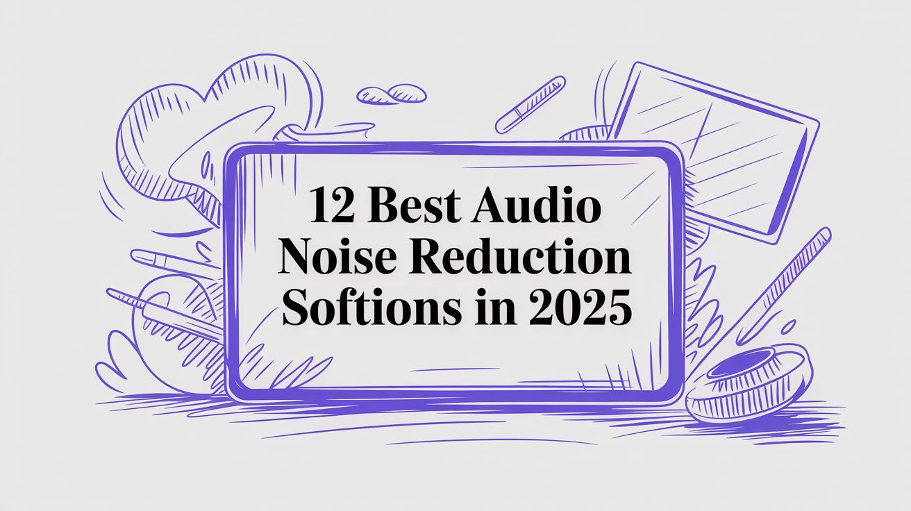 12 Best Audio Noise Reduction Software Options in 2025