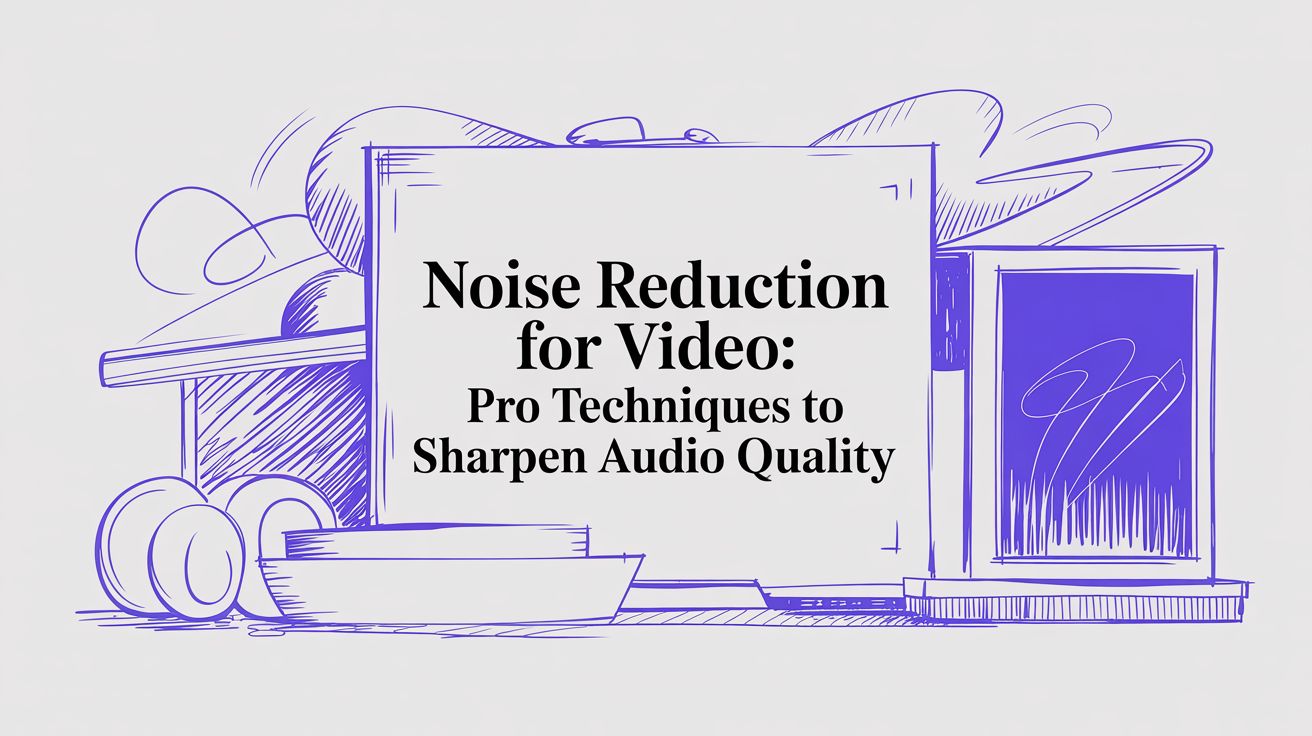 Noise Reduction for Video: Pro Techniques to Sharpen Audio Quality