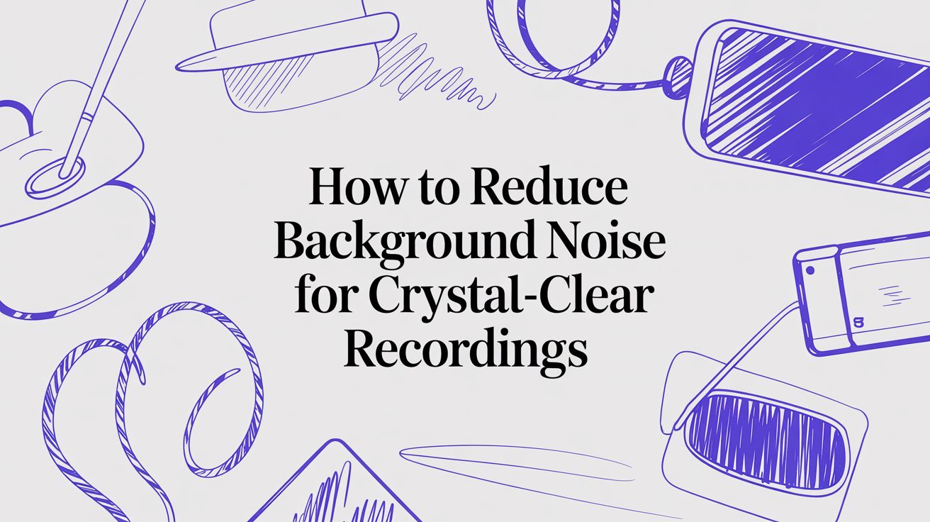 How to Reduce Background Noise for Crystal-Clear Recordings