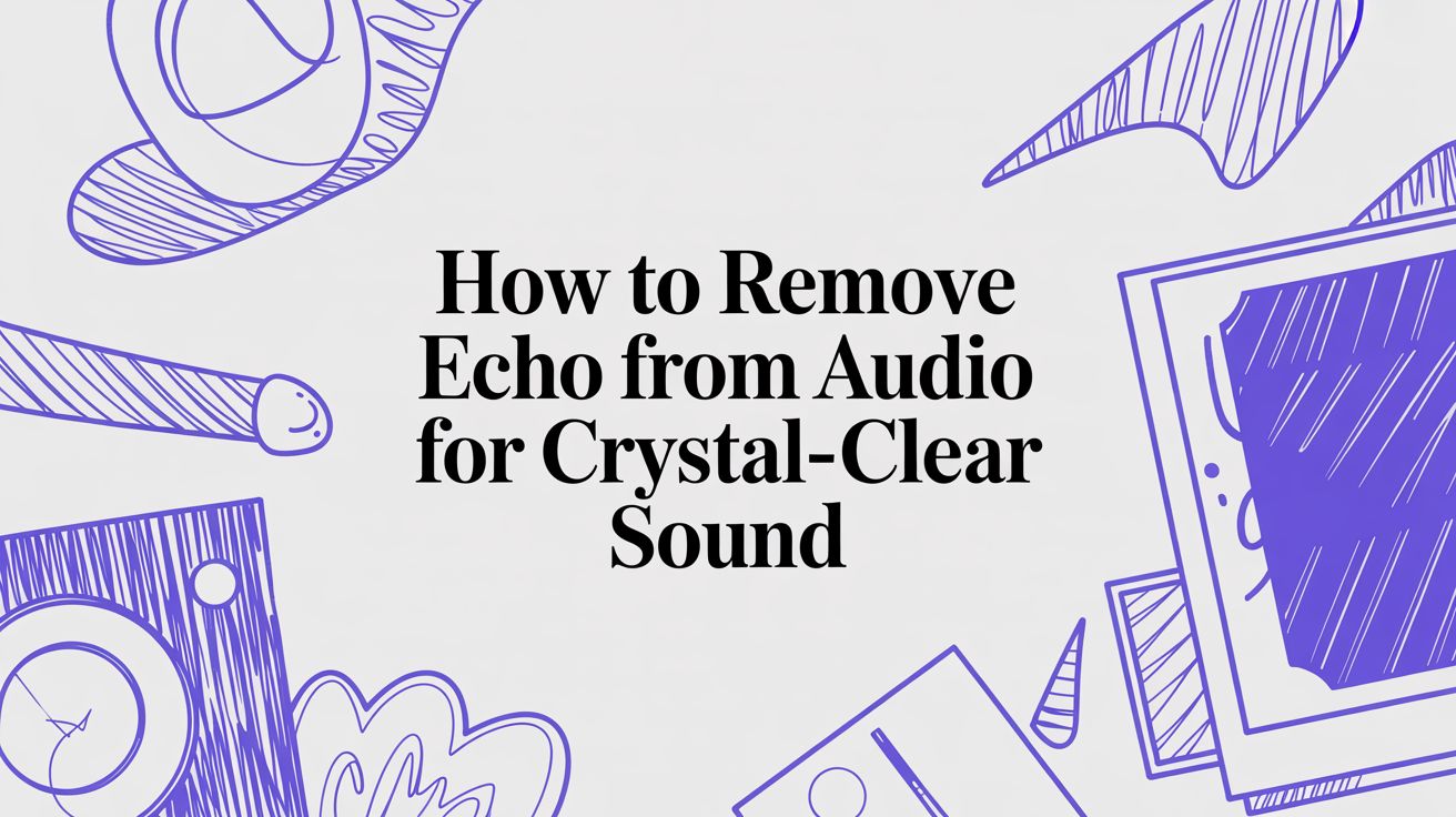 How to Remove Echo from Audio for Crystal-Clear Sound