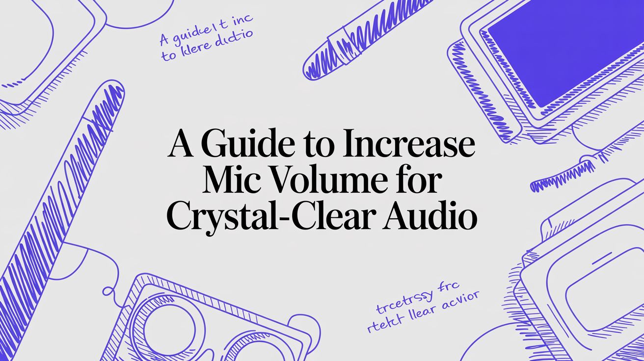 A Guide to Increase Mic Volume for Crystal-Clear Audio