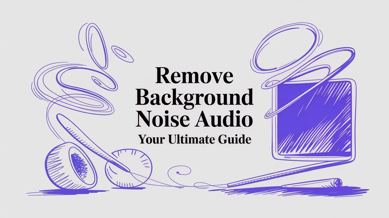 Remove Background Noise Audio Your Ultimate Guide