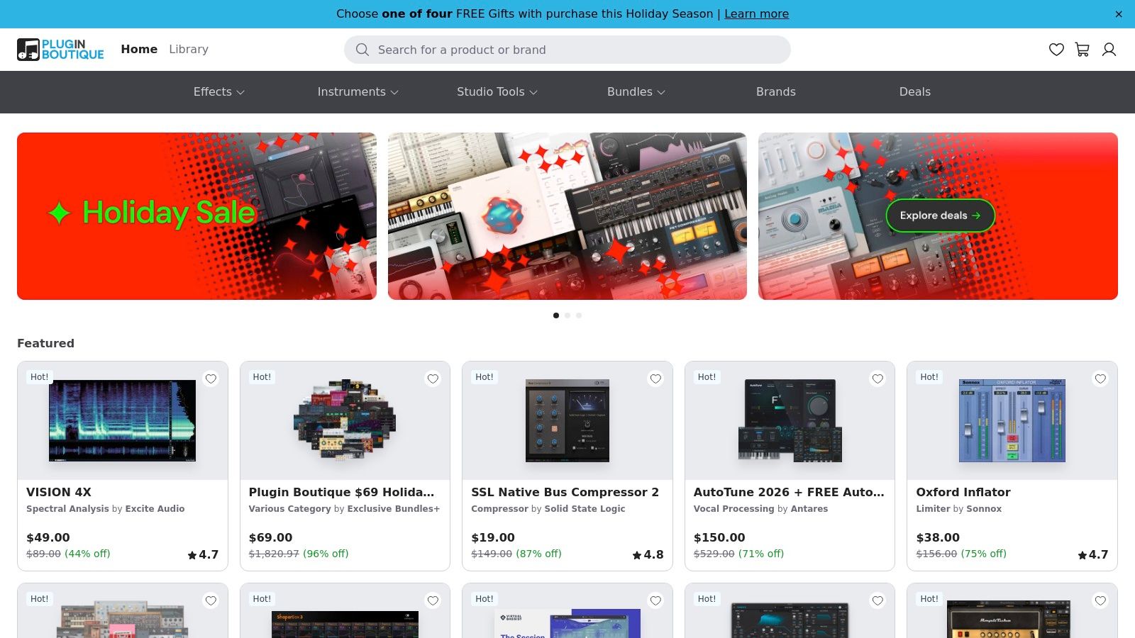 Plugin Boutique – Audio Restoration marketplace