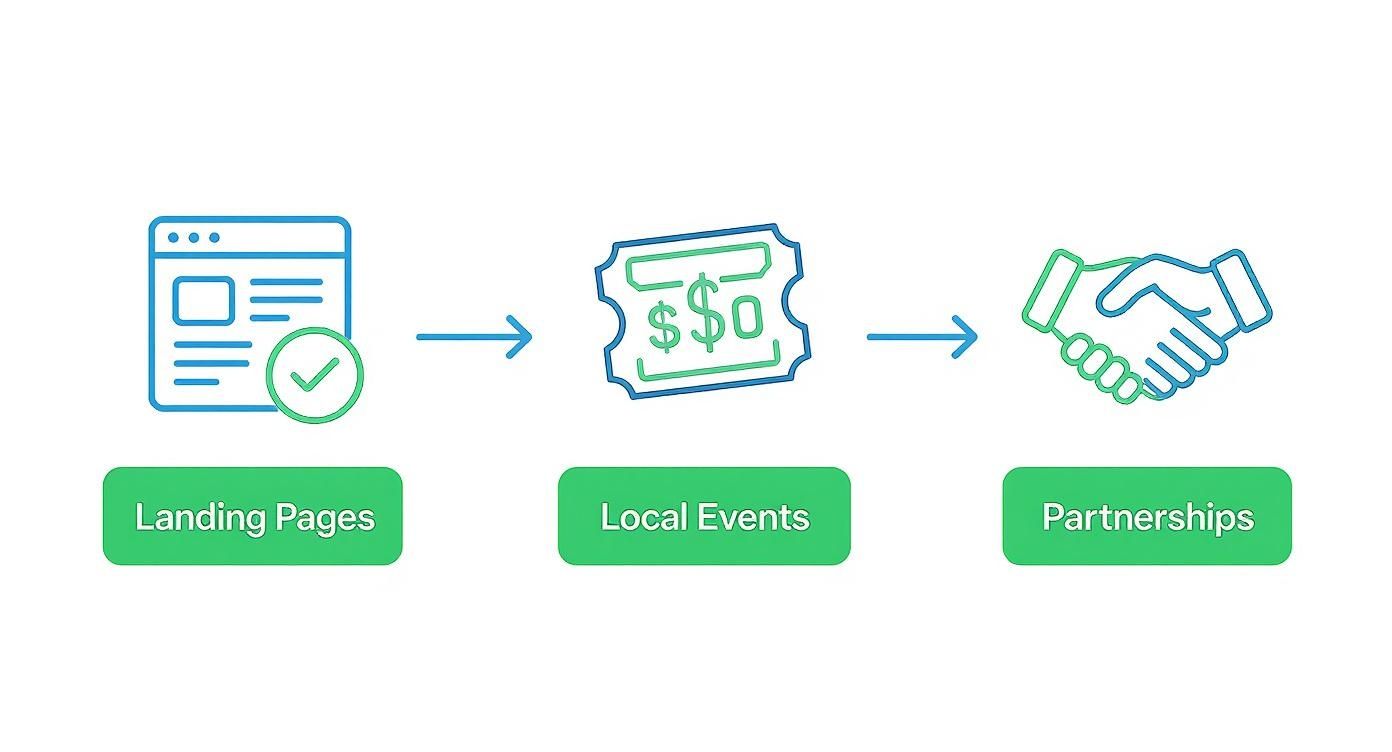 Infographic about local marketing strategy