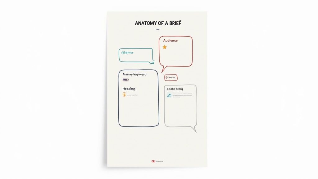 A person pointing to different sections of a blueprint, illustrating the detailed components of an effective plan.