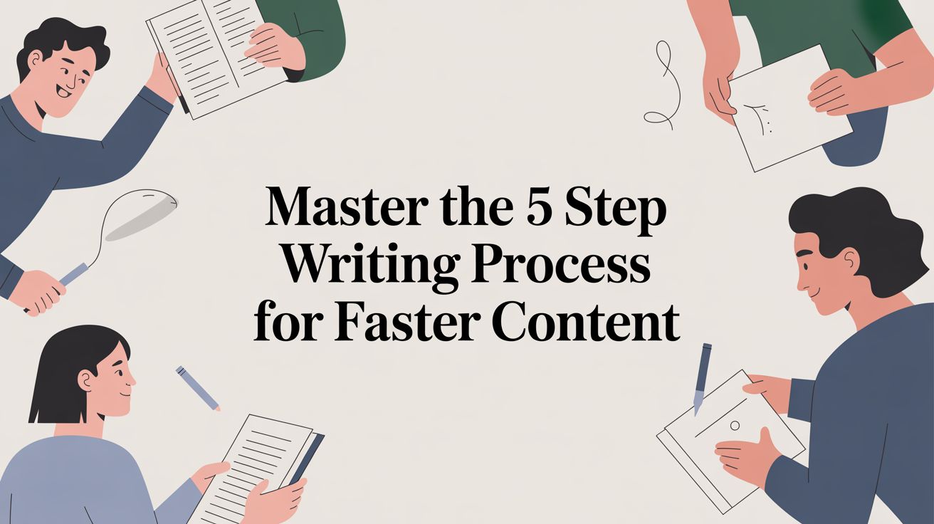 Master the 5 step writing process for faster content