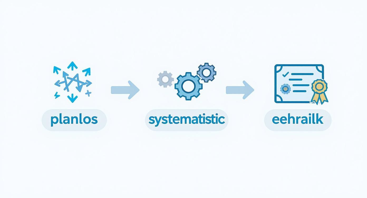 Infographic about systematische literaturrecherche bachelorarbeit