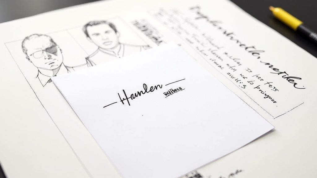 Eine Person schreibt konzentriert an einem Schreibtisch, was die Wichtigkeit des Fazits symbolisiert.