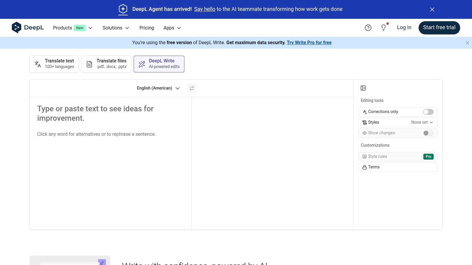 DeepL Write (inkl. DeepL Pro Bundles)