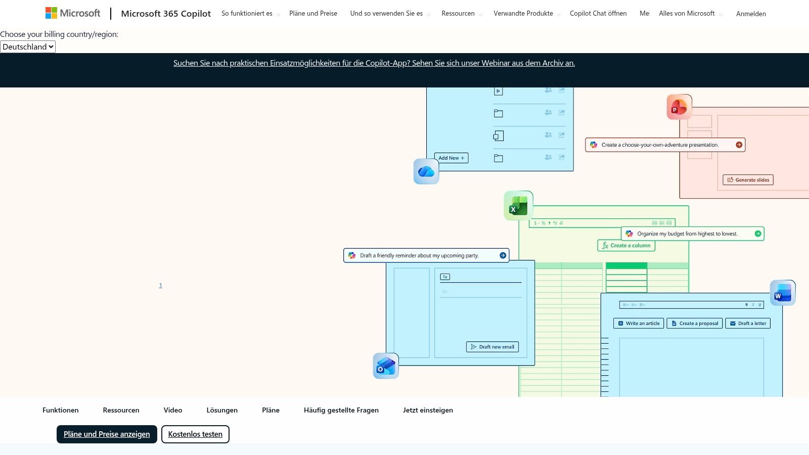 Microsoft 365 mit Copilot