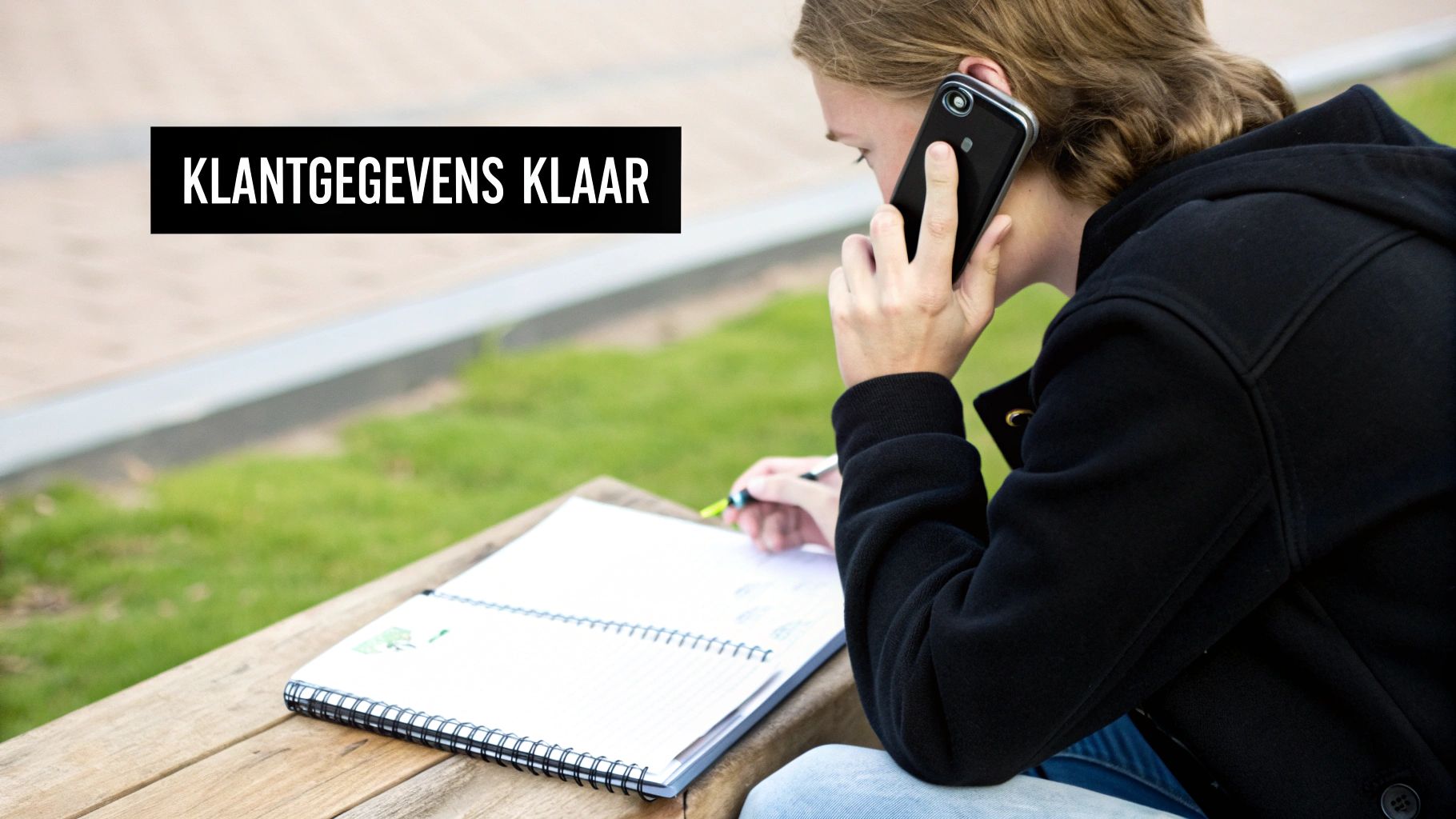 Een illustratie van een telefoon met verschillende menu-opties