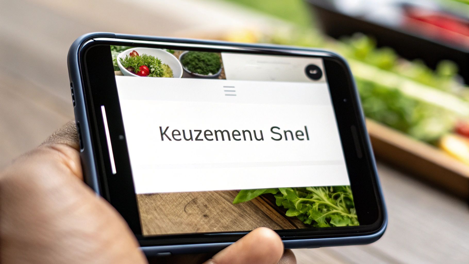 Schema van een telefoon keuzemenu.