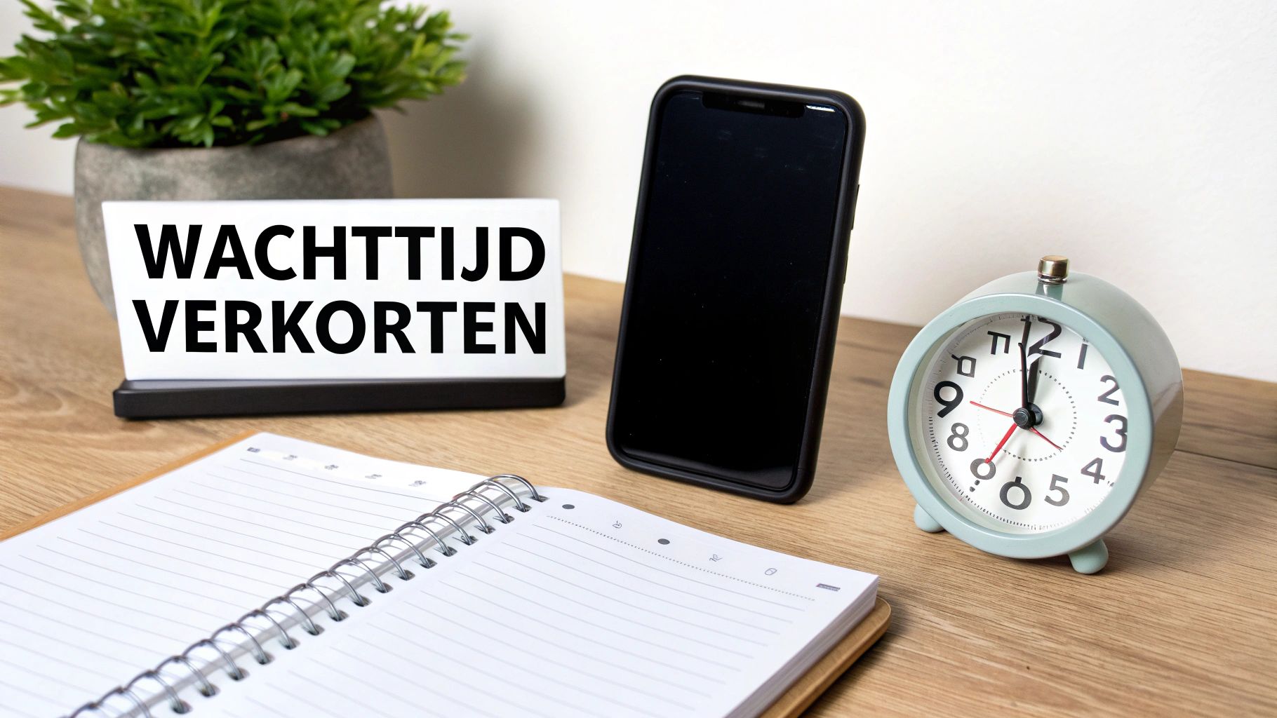 Tip wachttijd verkorten