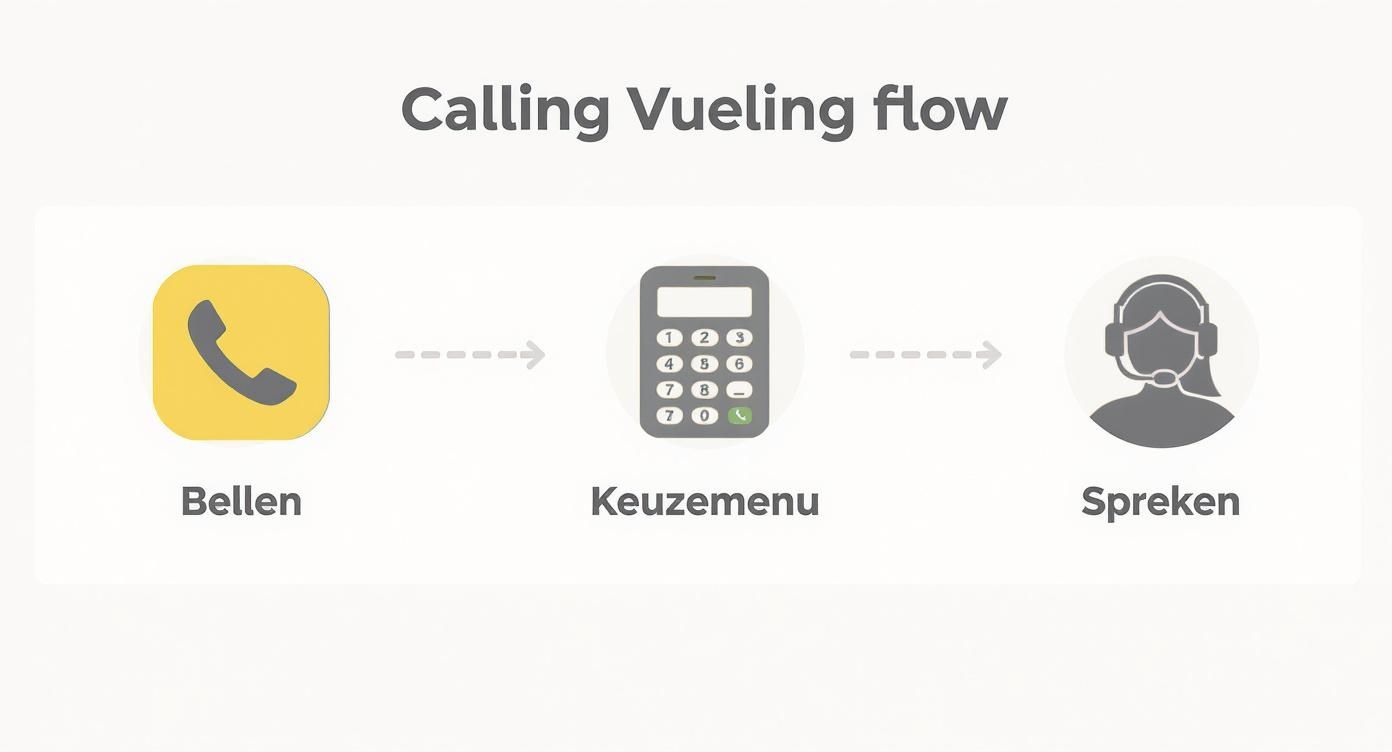 Infographic about contact vueling nederland