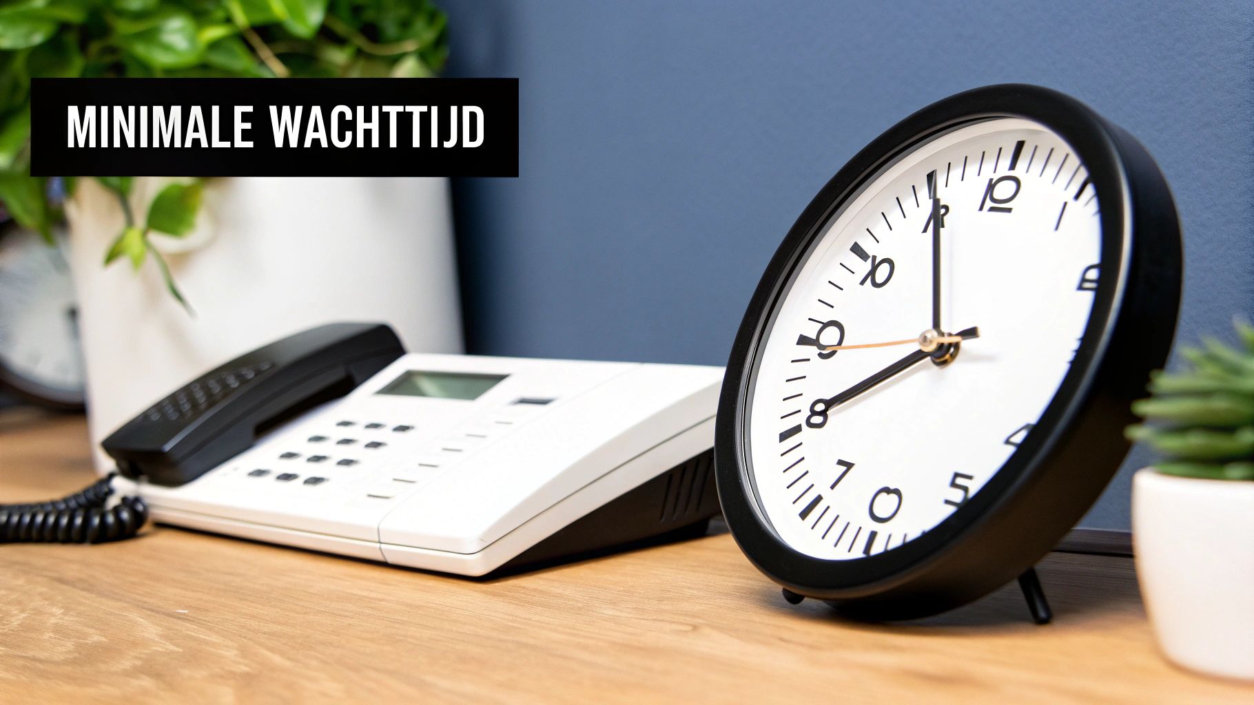 Een illustratie van een klok met piek- en daluren aangegeven, wat de beste beltijden symboliseert