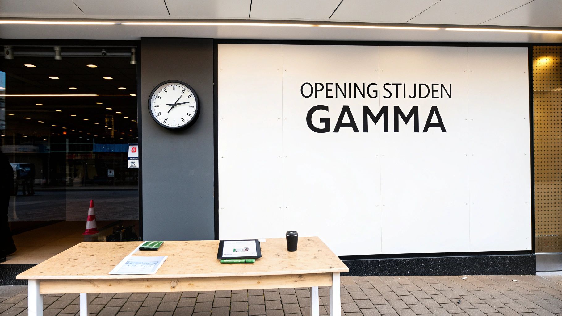 Een overzicht van de openingstijden van Gamma Rotterdam