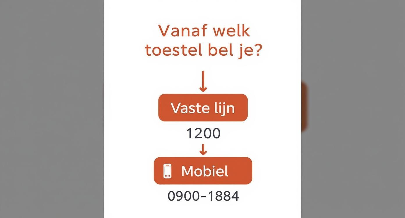Infographic about gratis telefoon nummer van ziggo