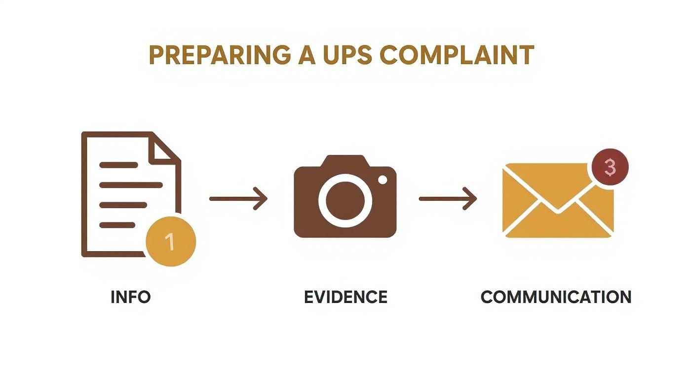 Infographic about klacht indienen ups