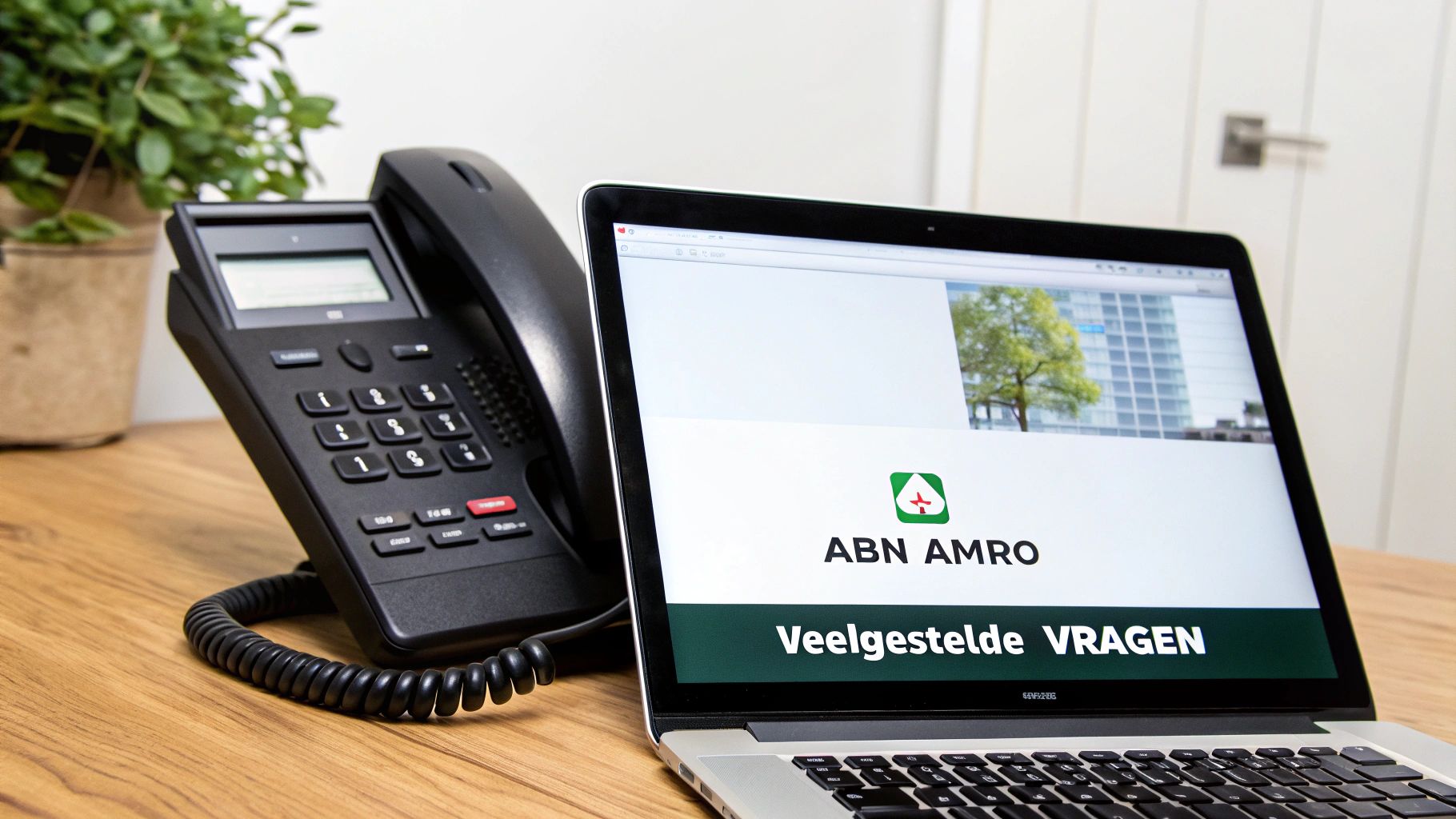 Twee ondernemers overleggen over zakelijke bankzaken.