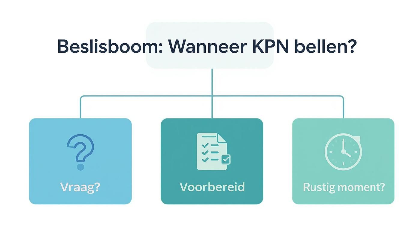 Infographic about klantenservice bellen kpn