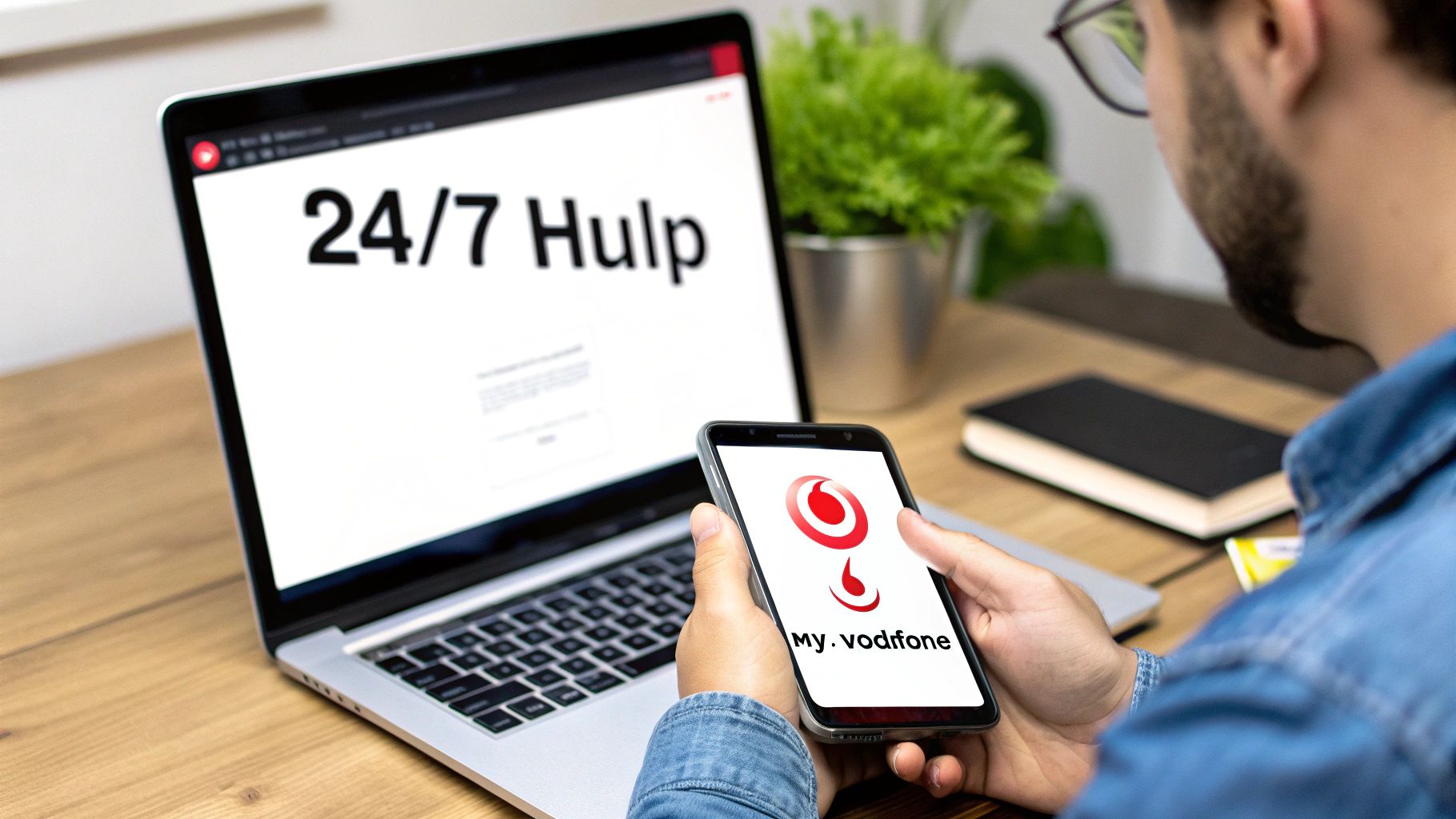 Technologie die de klantenservice van Vodafone ondersteunt