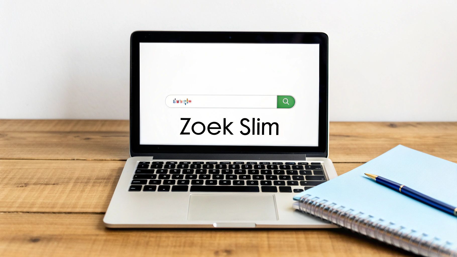 Een persoon gebruikt een laptop om online onderzoek te doen naar een onbekend telefoonnummer.