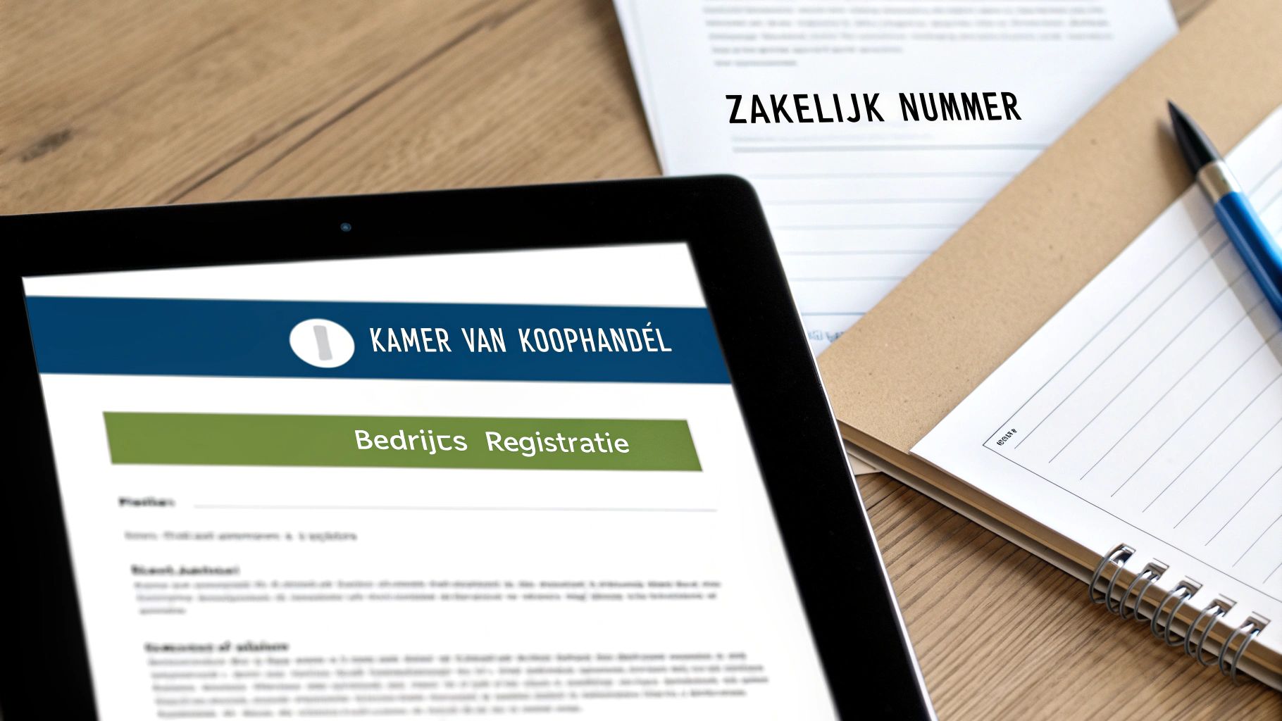 Screenshot from https://www.kvK.nl/