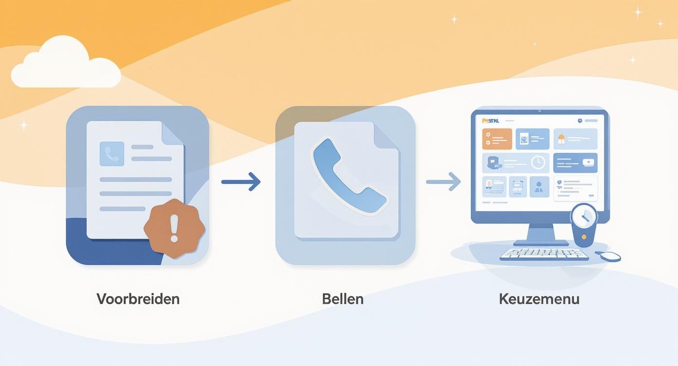 Infographic over postnl telefoonnummer zakelijk