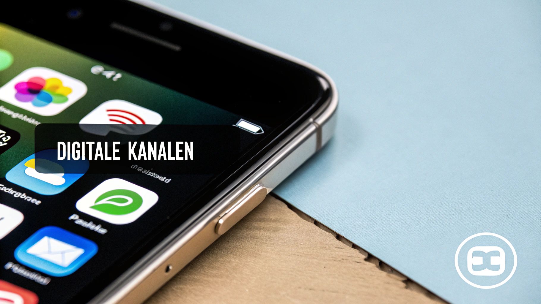 Een persoon die de ANWB Onderweg app gebruikt op een smartphone
