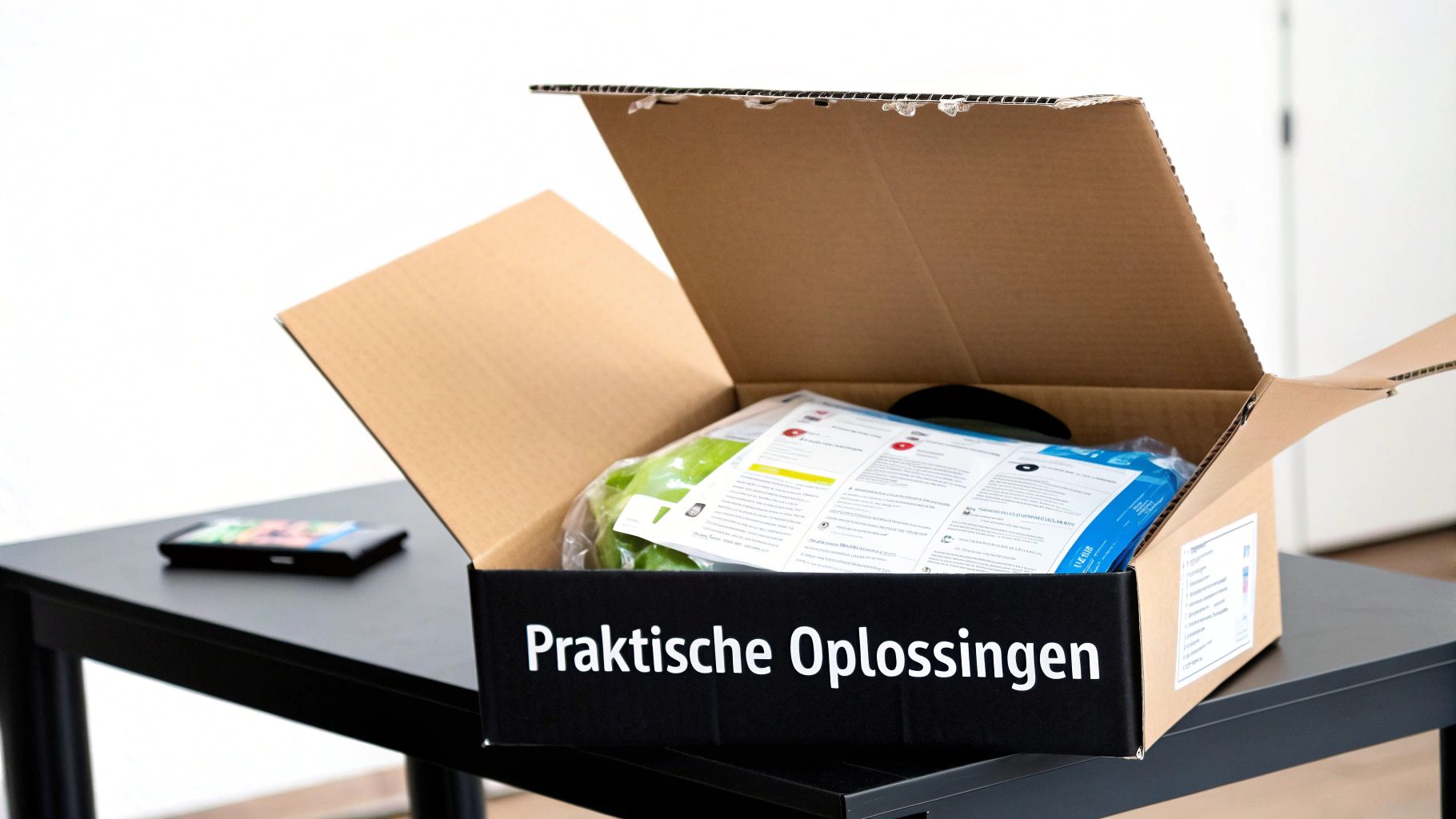 Producten op een plank in een winkel