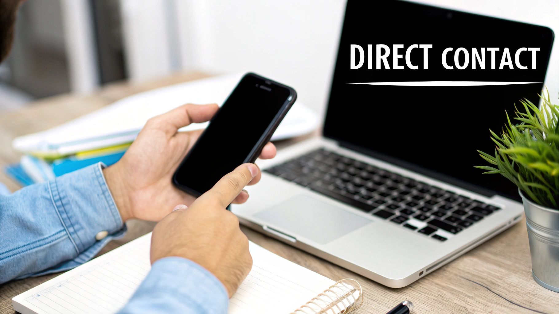 Moderne klantenservicemedewerker met headset helpt een klant.