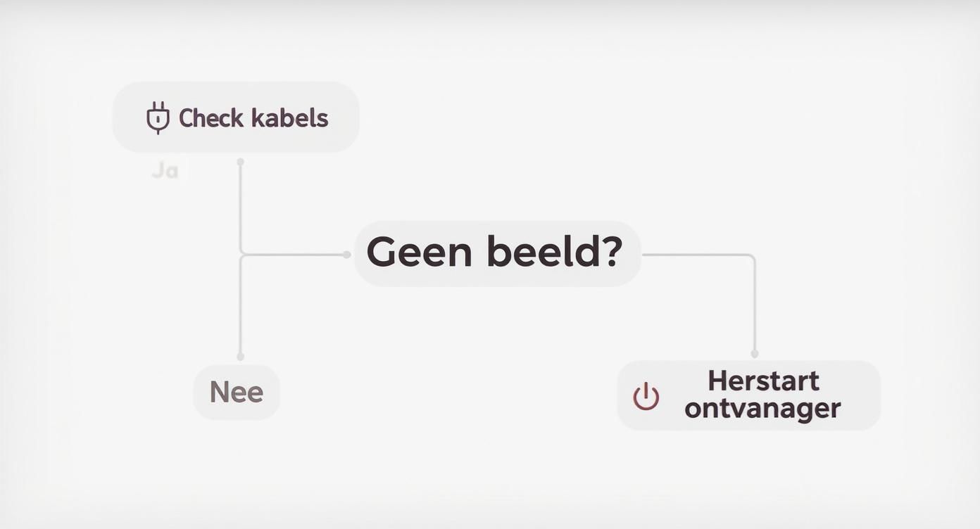 Infographic about storing bij kpn digitenne