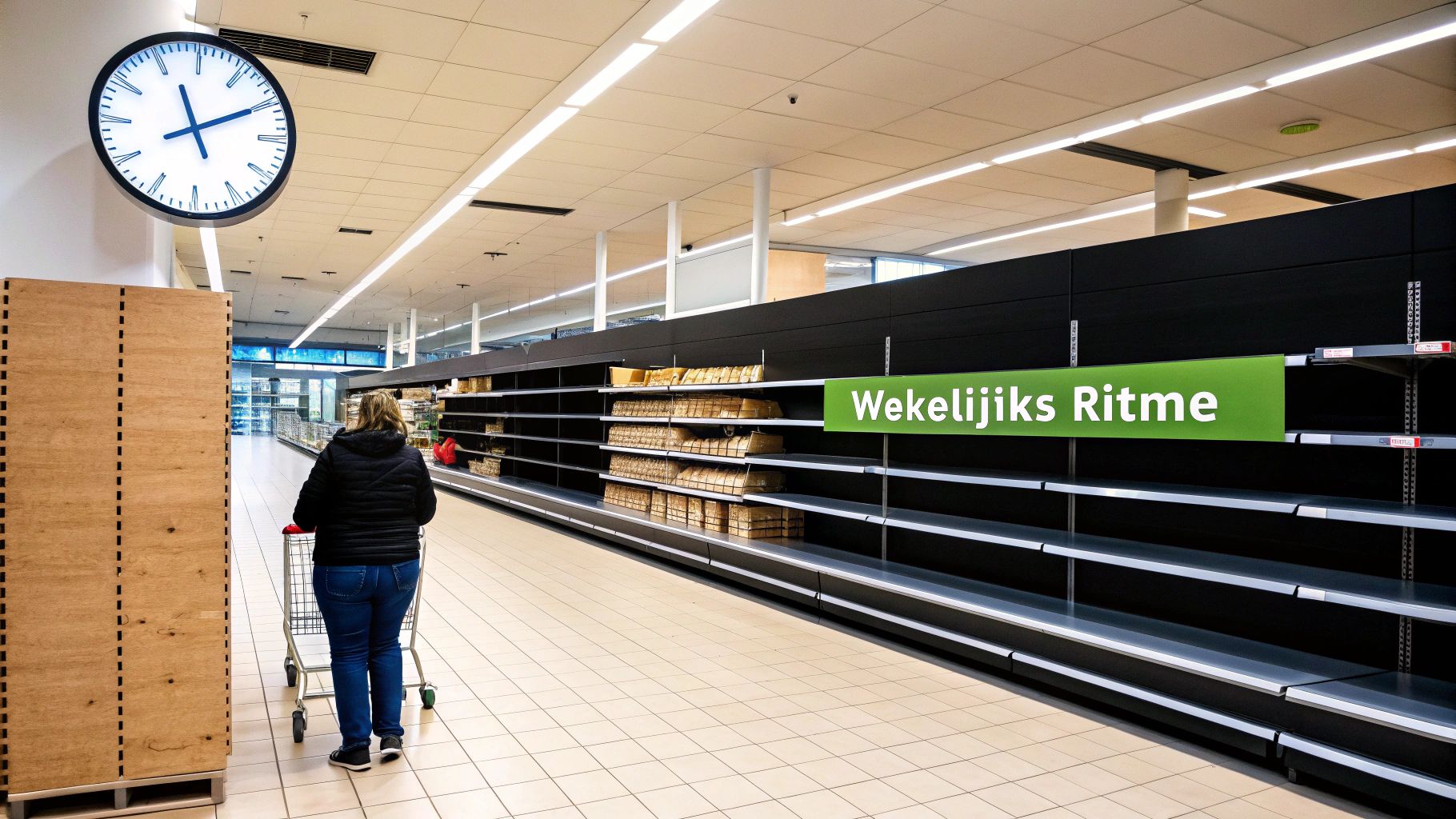Interieur van een Jumbo supermarkt