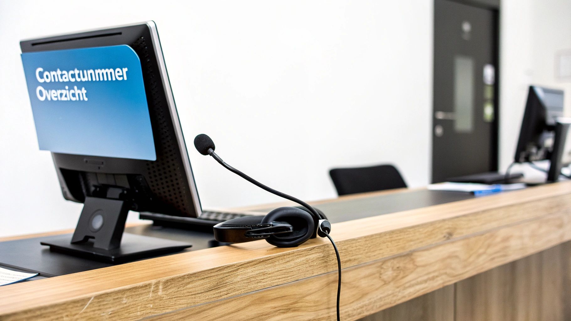 Een persoon die de KPN helpdesk belt met een smartphone