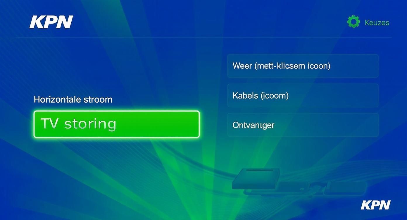 Infographic about digitenne storing kpn