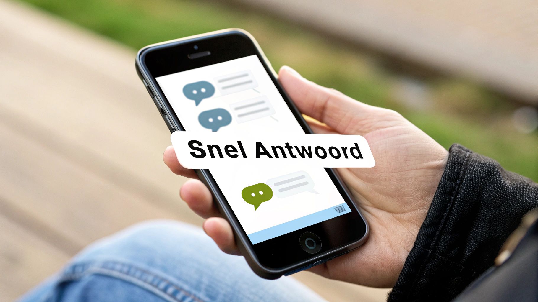 Zakelijke klant die contact opneemt met Vodafone