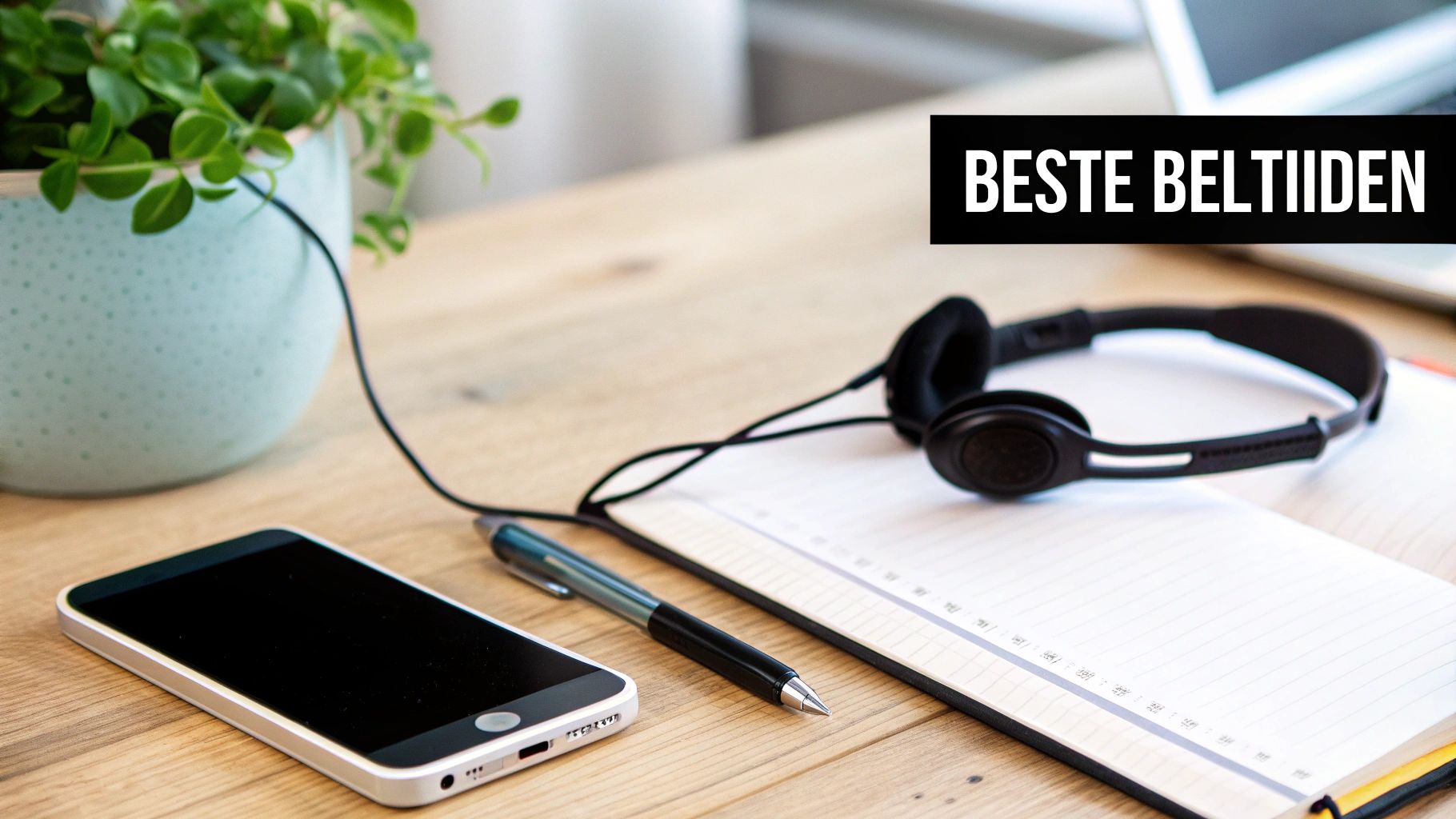 Een persoon die de Vodafone klantenservice contacteert via een smartphone