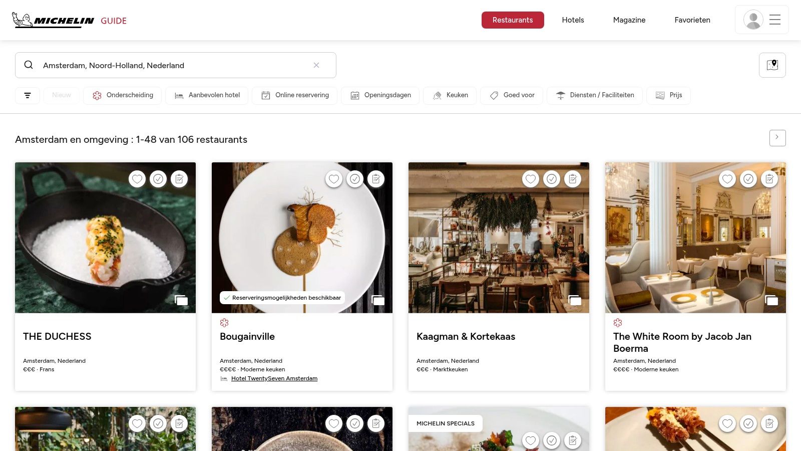 MICHELIN Guide – Amsterdam