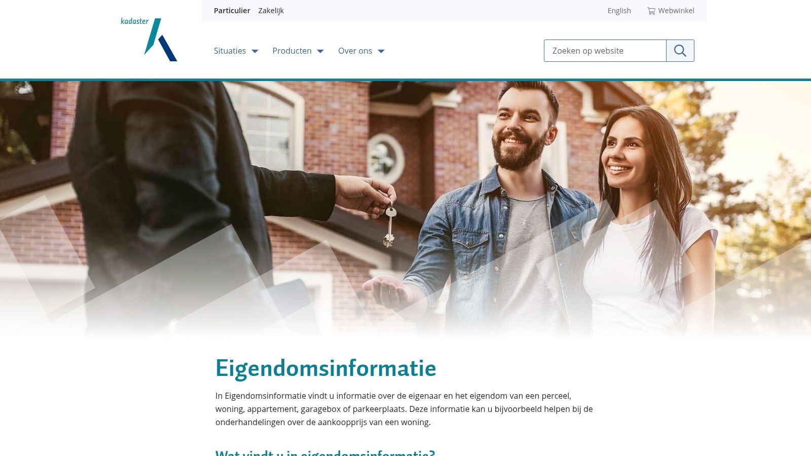 Kadaster – Eigendomsinformatie
