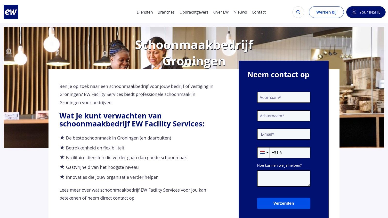 EW Facility Services – Schoonmaakbedrijf Groningen