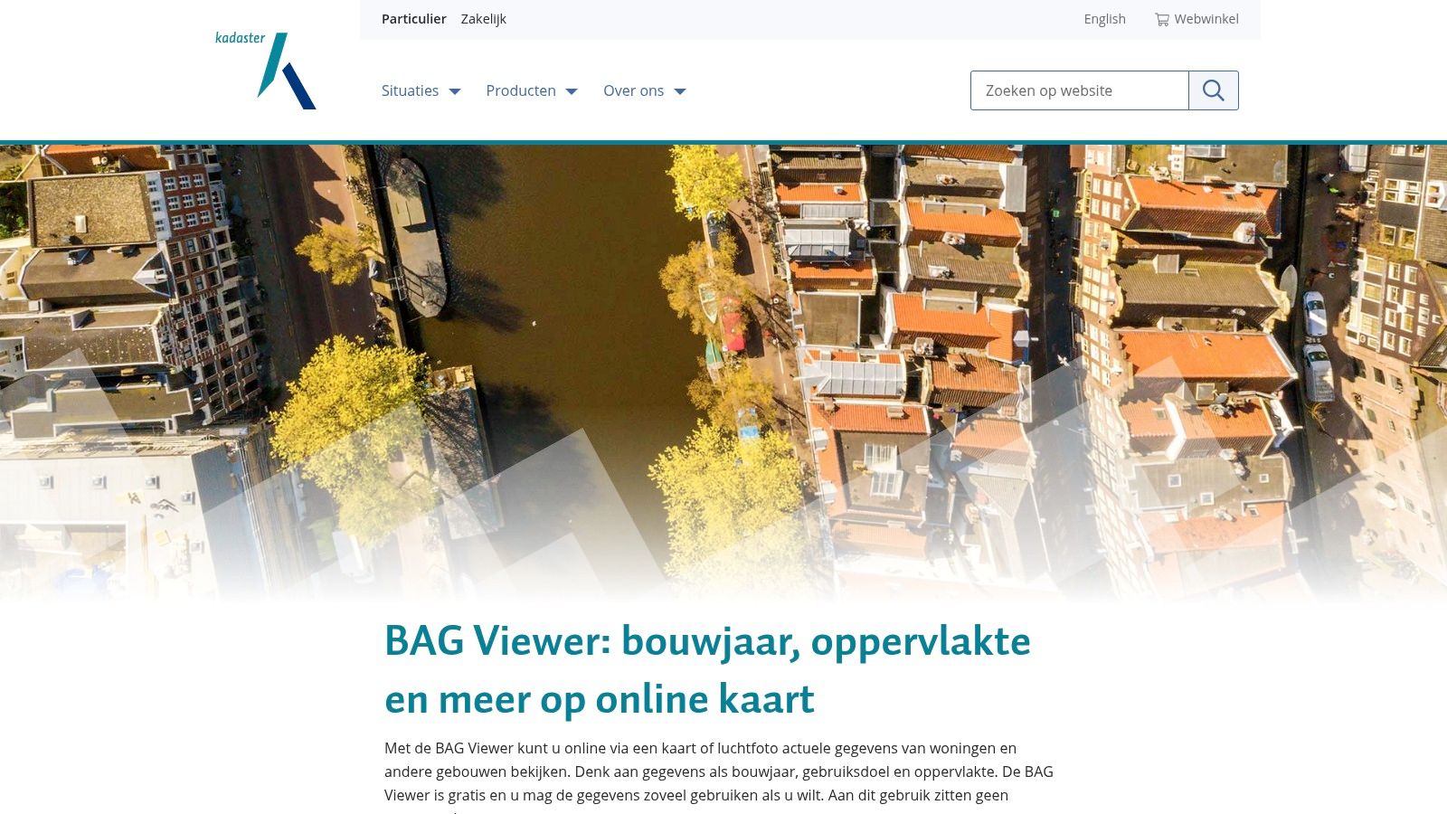 BAG Viewer (Kadaster) – Adressen en Gebouwen