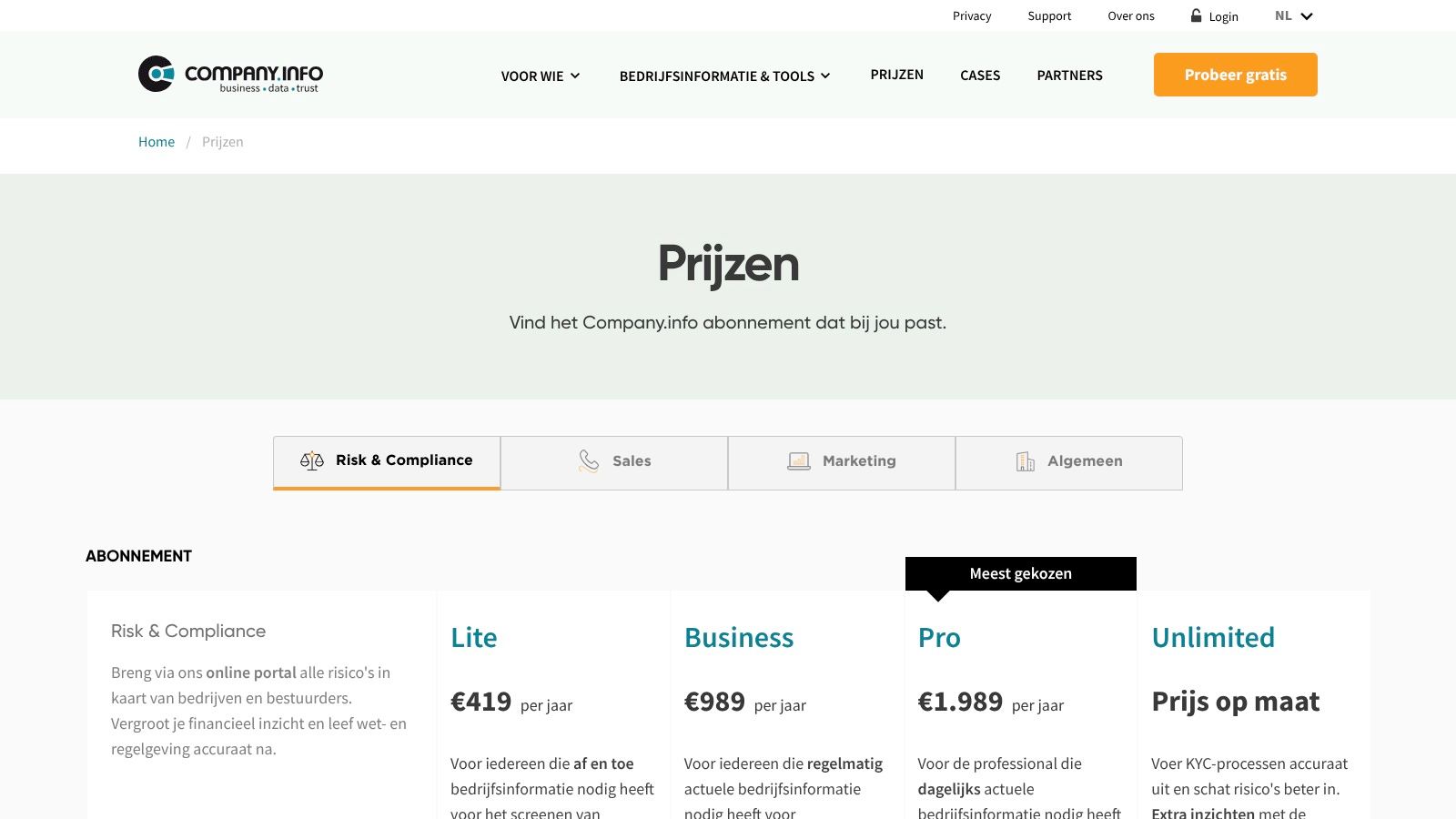Company.info – Bedrijfsinformatie (Nederland)